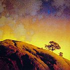 Maxfield Parrish Canvas Paintings - Cobble Hill